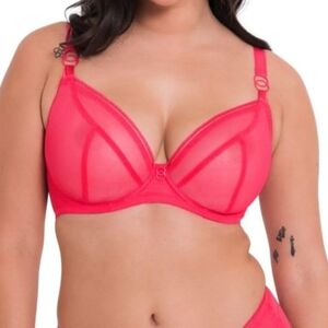 Curvy Kate Lifestyle Plunge Bra Bright Pink